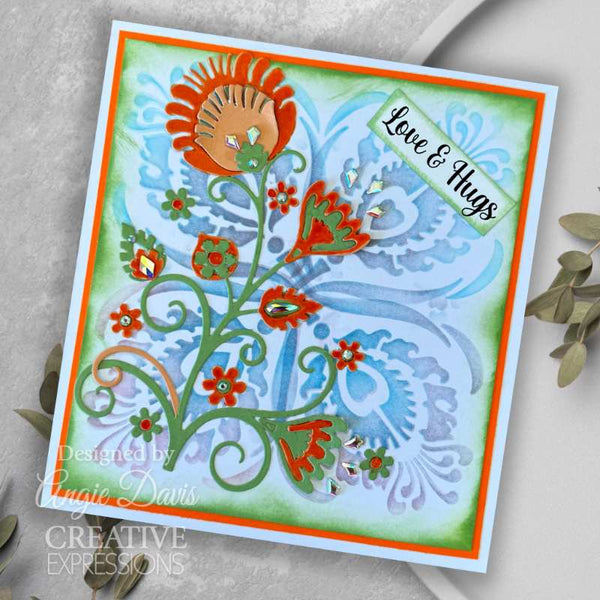Creative Expressions Paper Cuts Folk Flowers Craft Die - Folk Flora*