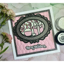 Creative Expressions Craft Dies By Sue Wilson  - Mini Shadow Sentiments - Best Wishes