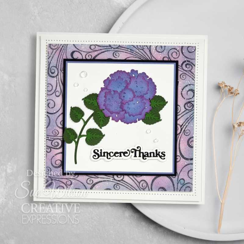 Creative Expressions Craft Dies By Sue Wilson  - Mini Shadow Sentiments - Sincere Thanks