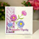 Creative Expressions Craft Dies By Sue Wilson  - Mini Shadow Sentiments - Sincere Thanks