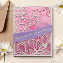 Creative Expressions Craft Dies By Sue Wilson  - Mini Shadow Sentiments - You Make My Heart Bloom*