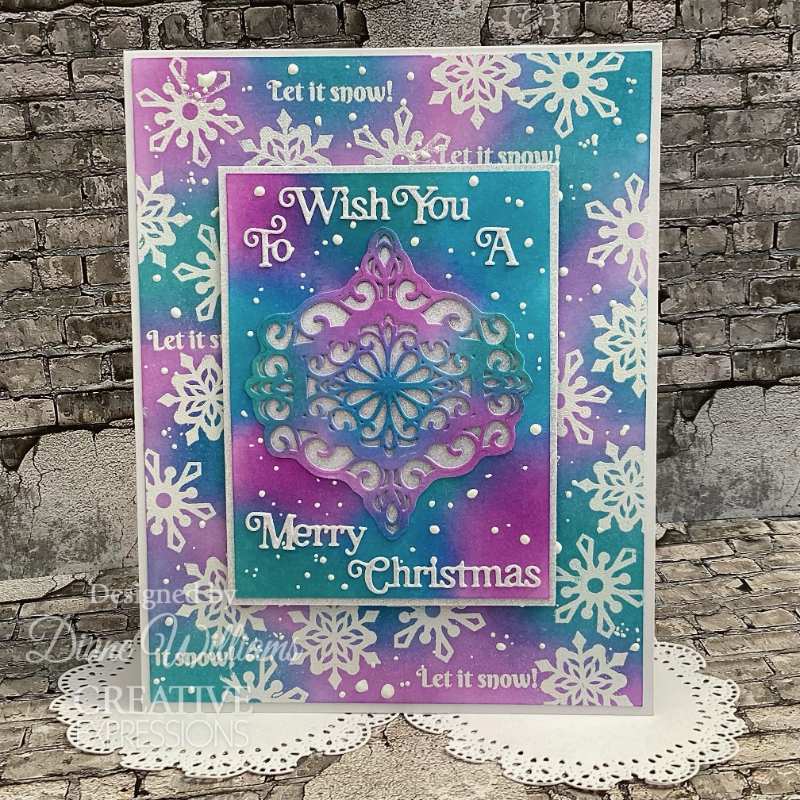 Creative Expressions Craft Dies By Sue Wilson - Festive Collection - To Wish You A Merry Christmas