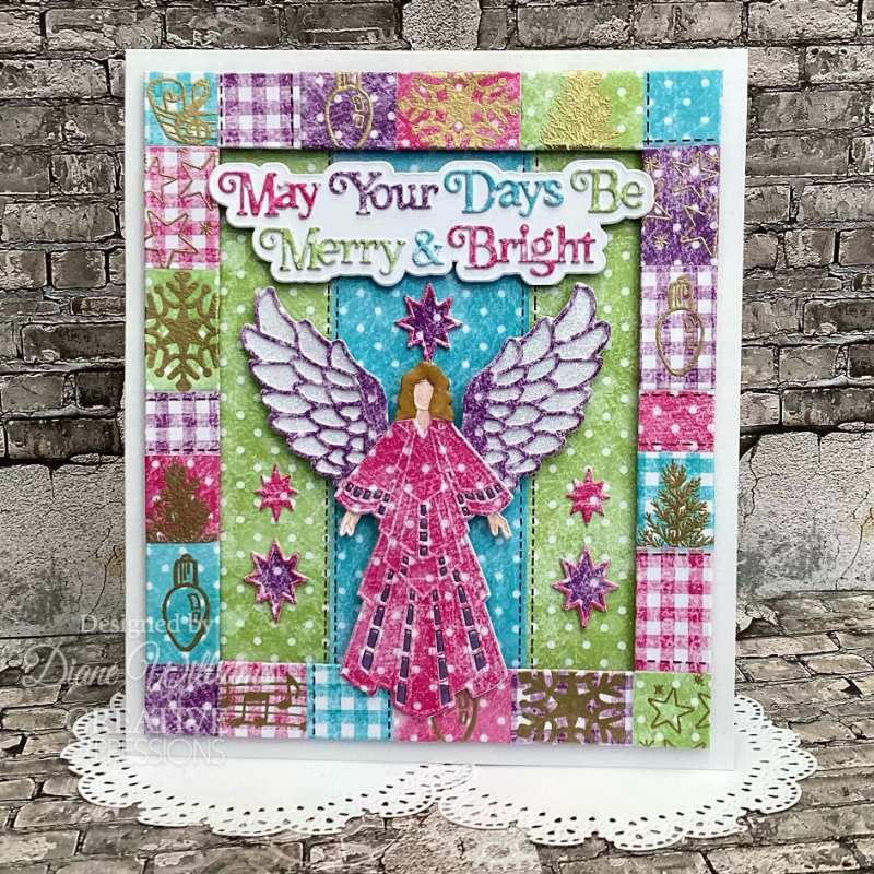 Creative Expressions Craft Dies By Sue Wilson - Festive Collection - May Your Day Be Merry & Bright