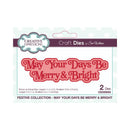 Creative Expressions Craft Dies By Sue Wilson - Festive Collection - May Your Day Be Merry & Bright