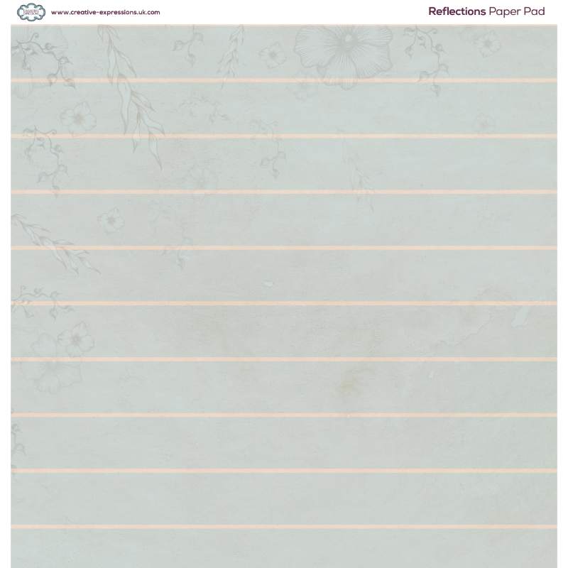 Creative Expressions Double-Sided Paper Pad 8"x8" 24/Pkg - Reflections*