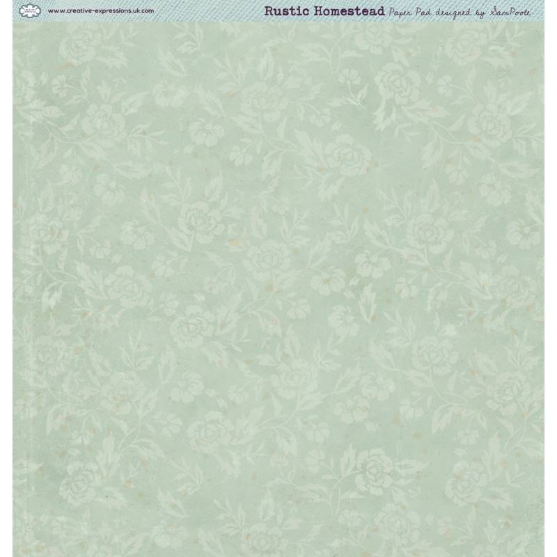 Creative Expressions Paper Pad 8"x 8" By Sam Poole - Rustic Homestead