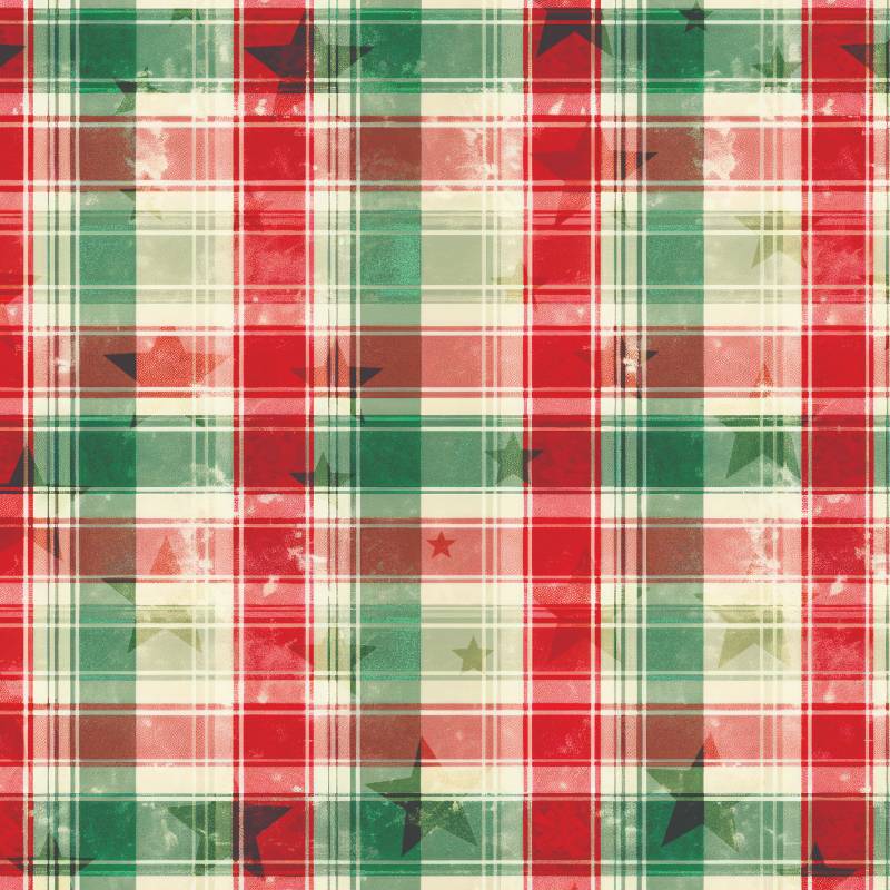 Creative Expressions Taylor Made Journals Double-Sided Paper Pad 8"x 8" - Christmas Plaid