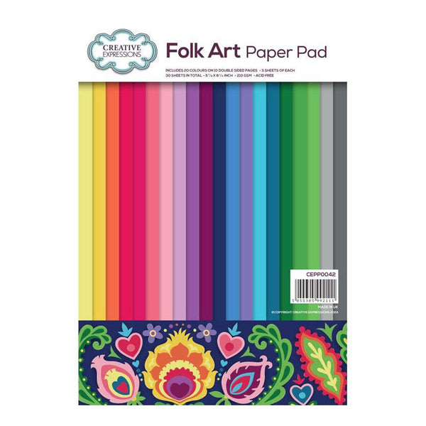 Creative Expressions Folk Art Paper Pad