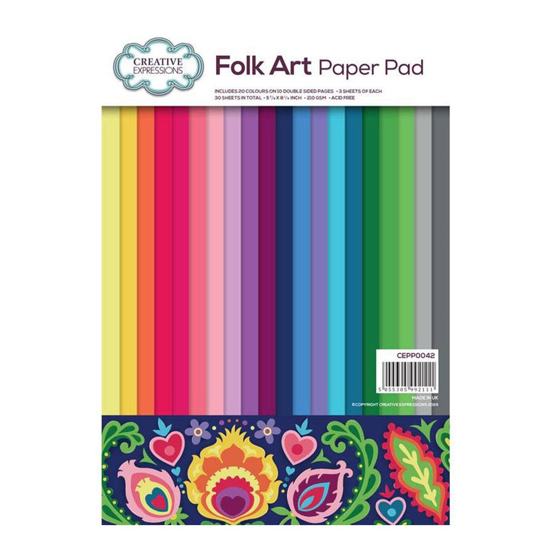 Creative Expressions Folk Art Paper Pad