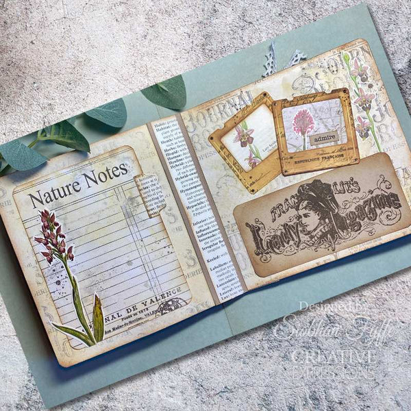 Creative Expressions Taylor Made Journals Stencil 6"x 6" - Garden Trellis