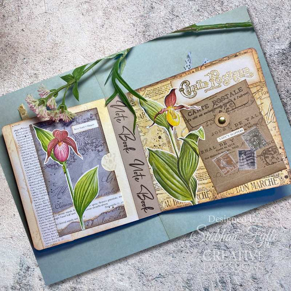 Creative Expressions Taylor Made Journals Stencil 6"x 6" - Garden Trellis