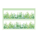 Poppy Crafts Floral Sticker Roll - Green Heart