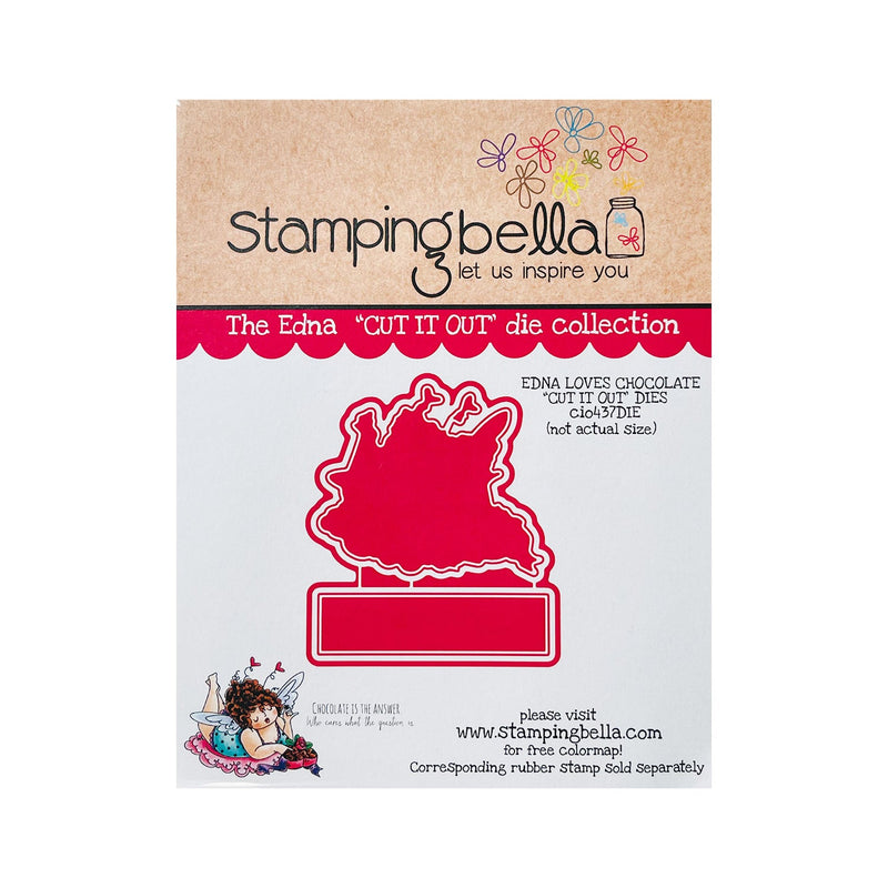 Stamping Bella Cut It Out Dies - The Edna - Edna Loves Chocolate