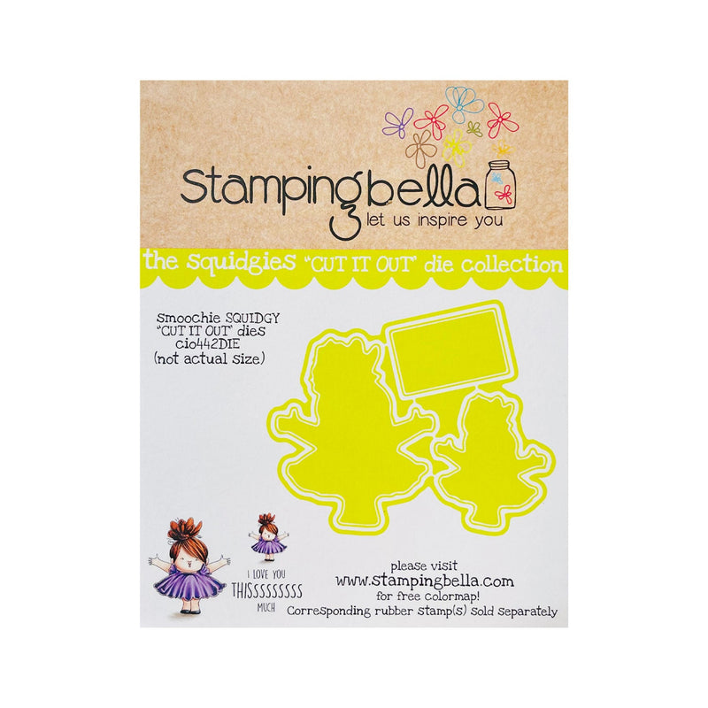 Stamping Bella Cut It Out Dies - The Squidgies - Smoochie Squidgy