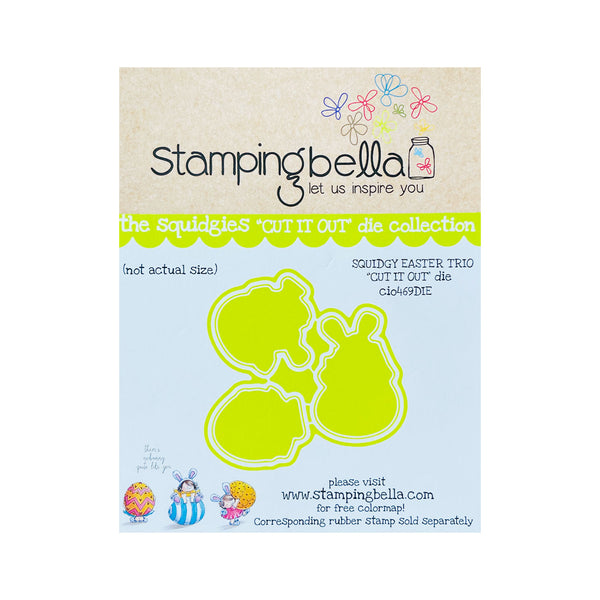 Stamping Bella Cut It Out Dies - Squidgy Easter Trio