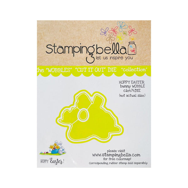 Stamping Bella Cut It Out Dies - Woobles - Hoppy Easter Bunny Wobble