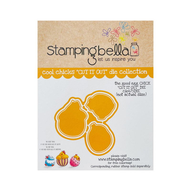 Stamping Bella Cut It Out Dies - Cool Chicks - The Good Egg Chick