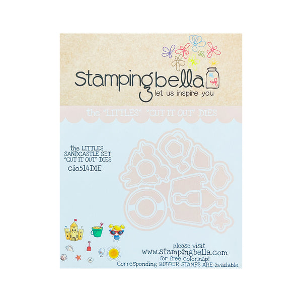 Stamping Bella Cut It Out Dies - The Littles - Sandcastle Set