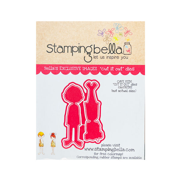 Stamping Bella Cut It Out Dies - Cave Kids