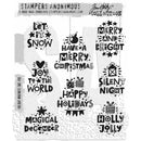 Tim Holtz Cling Stamps 7"X8.5" - Holiday Whatnots*