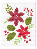 My Favorite Things Clear Stamps 6"x 8" - Pressed Poinsettias*