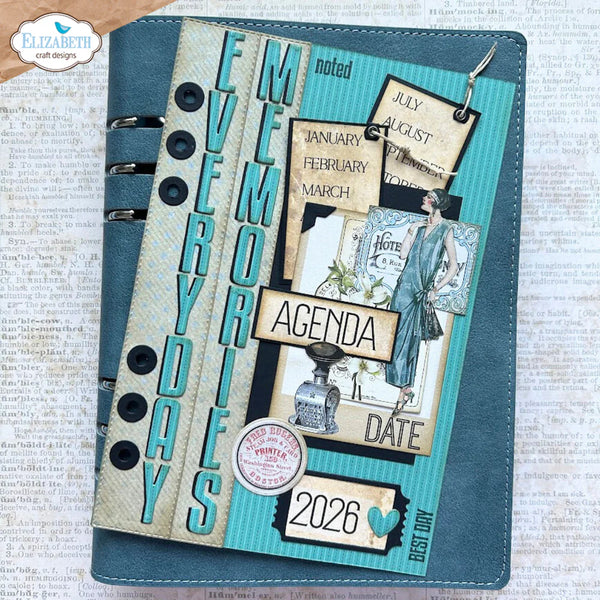 Elizabeth Craft Designs – Clear Stamp Set – Calendar Elements