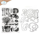 Elizabeth Craft Stamp And Die Set Garden Of Love