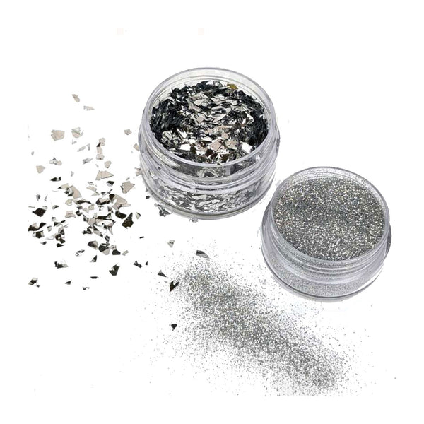 Cosmic Shimmer Spangles Duo Set - Pure Silver*