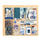 Poppy Crafts Mixed Media Material Kit - Blues