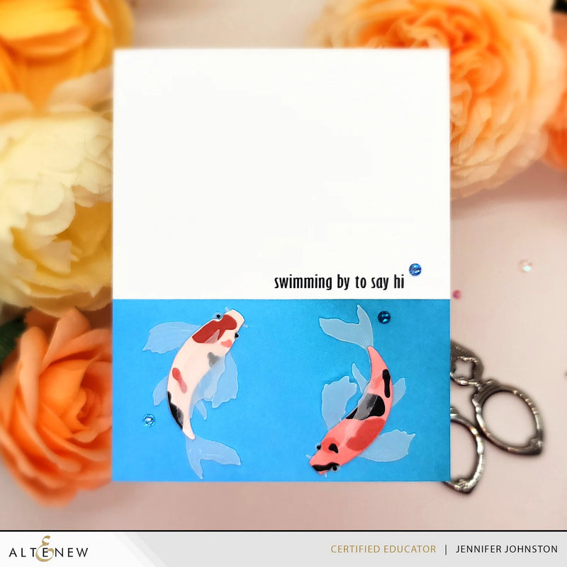 Altenew Calming Koi Stamp Set