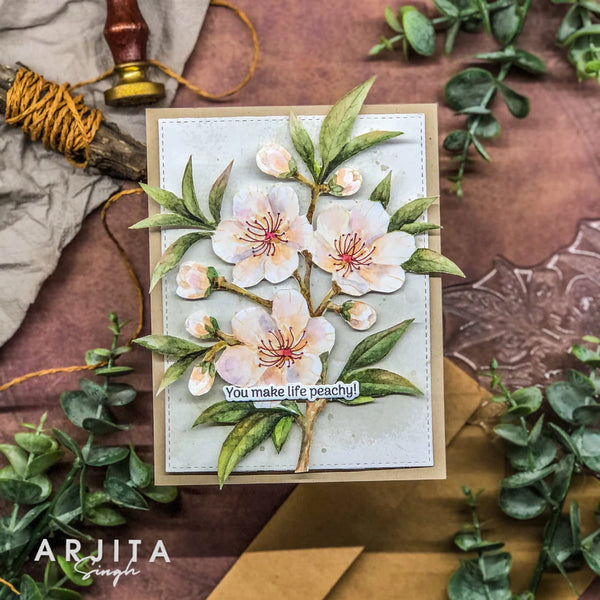 Gina K Designs Clear Stamps - Peach Blossoms