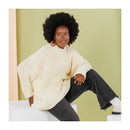 Caron Yarns Free Pattern - Simply Me - Vertical Ridges Crochet Sweater