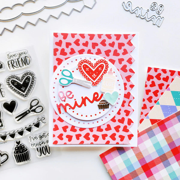 Catherine Pooler Patterned Paper 6"x6" - Heartbreaker