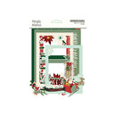 Simple Stories Chipboard Frames Jingle All The Way 6pk*