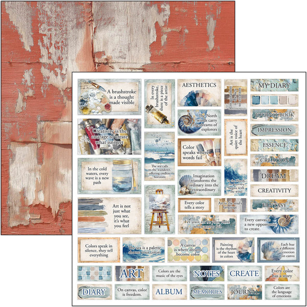 Ciao Bella 12"x12" Paper Pad - An Artist Journey