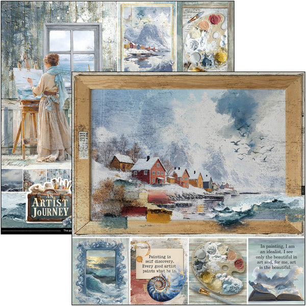 Ciao Bella 12"x12" Paper Pad - An Artist Journey