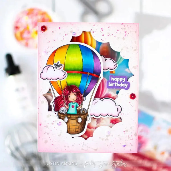 Picket Fence Studios Clear Stamp Set - Freckle Friends: Climbing Calliope*