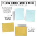 Concord & 9th Dies Cloudy Double Card Front