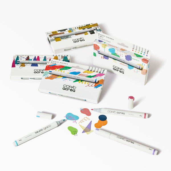 Copic Acrea Paint Markers Set of 6 - Essentials