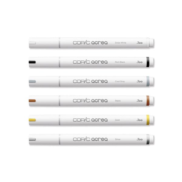 Copic Acrea Paint Markers Set of 6 - Essentials