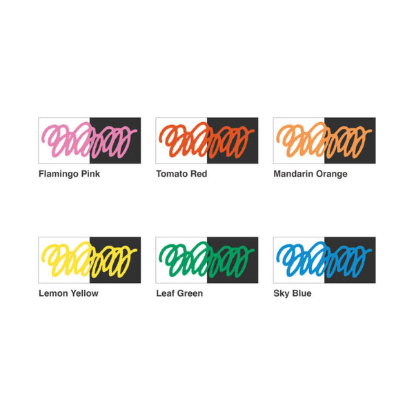 Copic Acrea Paint Markers Set of 6 - Vivid