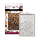 Silicone mould packaging with mountain design and white silicone mould on a white background