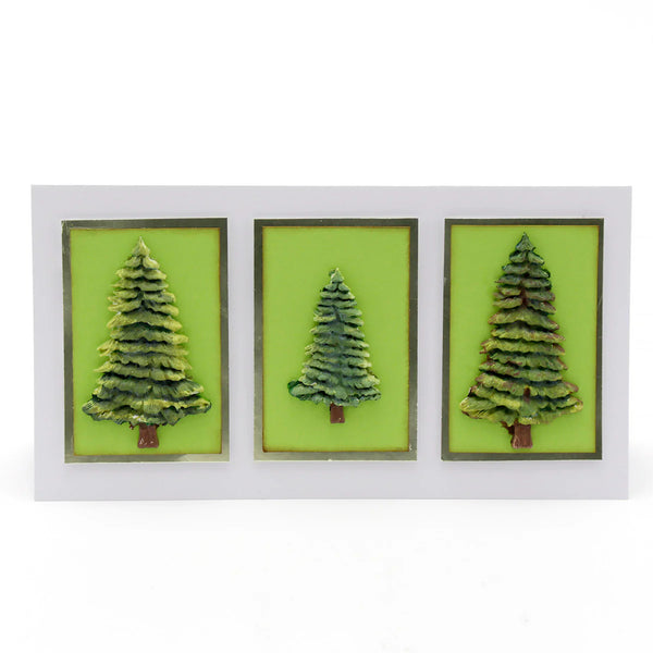 Cosmic Shimmer Silicone Mould - Fir Trees Silhouettes
