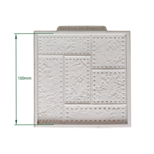 Cosmic Shimmer Silicone Mould - Riveted Metal Plate