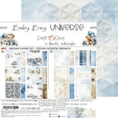 Packaging of 'Baby Boy Universe' paper set by Craft O'Clock with teddy bears and blue patterns.