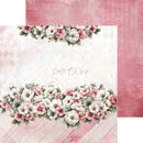 Floral design with pink and white flowers on a textured pink background, featuring the brand 'Craft O Clock'.