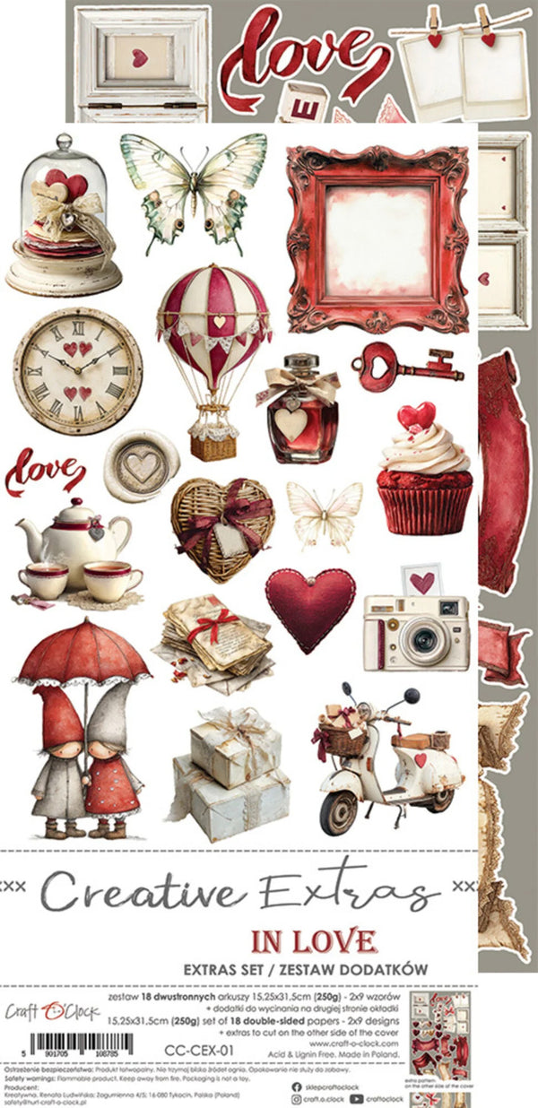 Craft O'Clock Creative Extras Set Mix - Spring in Love