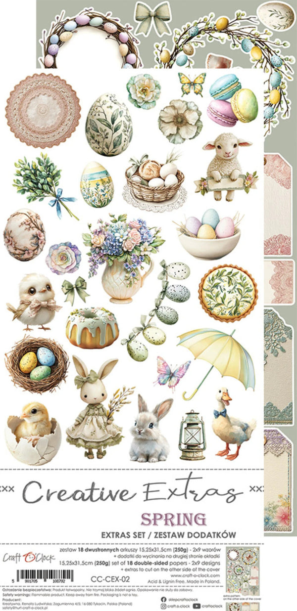 Craft O'Clock Creative Extras Set Mix - Spring in Love