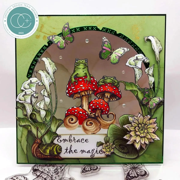 Craft Consortium Faeries Photopolymer Stamp Set Lily Pad