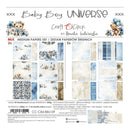 Packaging of 'Baby Boy Universe' craft paper set by Craft O'Clock with teddy bear illustrations.